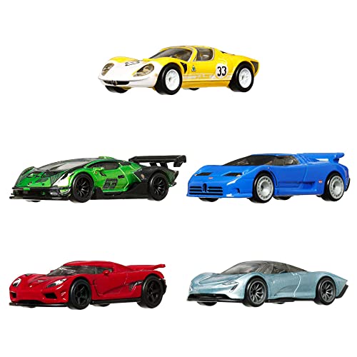 Hot Wheels Premium Car Culture Contenedor con 8 coches de juguete, +3 años (Mattel HFF42)