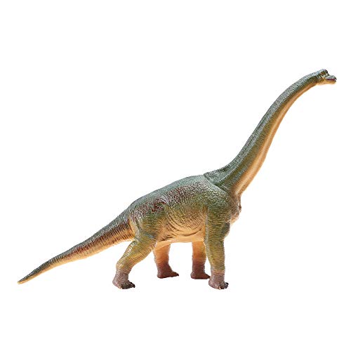 RECUR Dinosaurio Juguetes Gran Brachiosaurus Goma Blanda Pintado a Mano Dinosaurio Modelo Figuras Regalo de cumpleaños para niños Niños Niñas