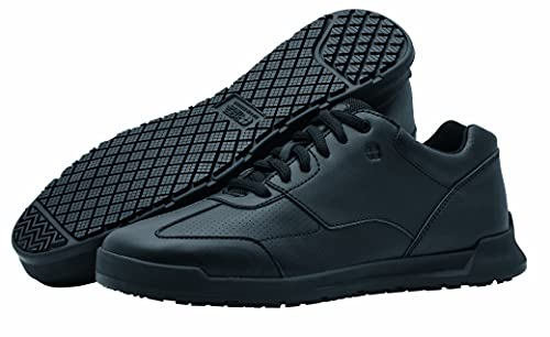 Shoes for Crews Liberty, Zapatos de Trabajo Mujer con Suela Antideslizante, Calzado de Mujer Ligero y Repelente al Agua, Negro