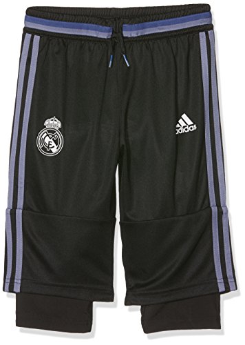 adidas Real Madrid TRG 34 Pty Mallas, Niños, Negro/Morado, 11-12 años