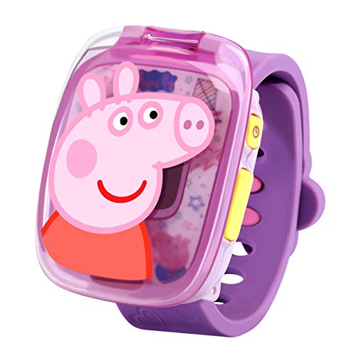 VTech- Peppa Pig Juguete Reloj, Color morado (3480-526022)