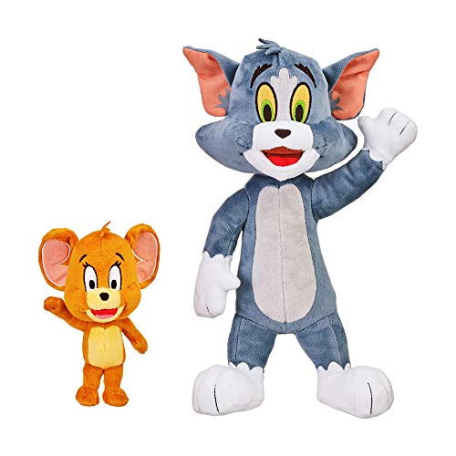 Tom & Jerry 14453 Paquete de Felpa: Tom de 30,5 cm y Jerry de 12,7 cm.