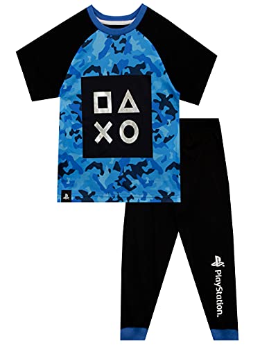 Playstation Pijamas para Niños Azul 5-6 Años