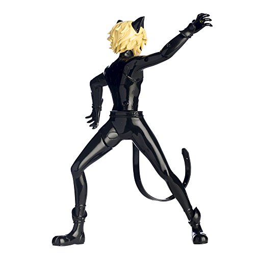 Bandai 39732 - Figura articulada Cat Noir en acción, 19 cm