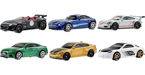 Hot Wheels Multipack clásicos europeos, pack coches de juguete de colección (Mattel HDH51), Unisex niños.
