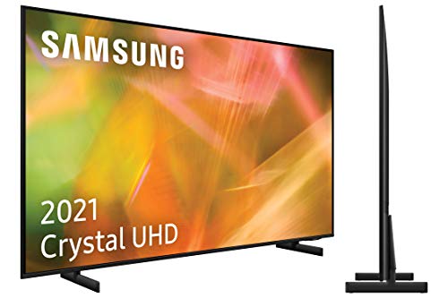Samsung 4K UHD 2021 50AU8005- Smart TV de 50' con Resolución Crystal UHD, Procesador Crystal UHD, HDR10+, Motion Xcelerator, Contrast Enhancer y Alexa Integrada, Color Negro