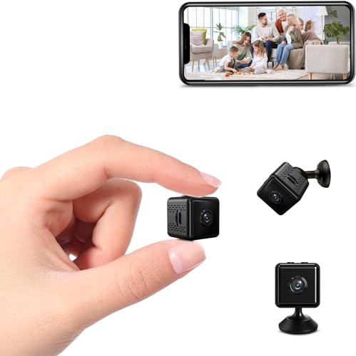 THEXLY - Cámara espía Oculta HD 1080p - Mini cámara espía WiFi para Ver en el móvil - Vigilancia camuflada con Sensor de Movimiento y visión Nocturna (New Version 2024)