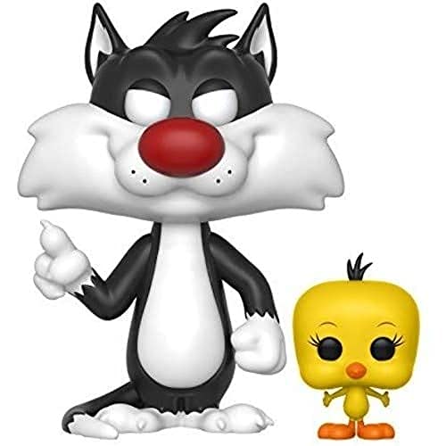 Funko Pop! Animation Looney Tunes Sylvester Cat & Tweety - Silvestre - Figura de Vinilo Coleccionable - Idea de Regalo- Mercancia Oficial - Juguetes para Niños y Adultos - TV Fans