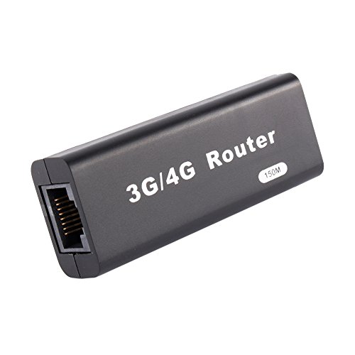 Hotspot Mobile Router Portátil, Mini Enrutador WiFi Portátil Inalámbrico 3G 4G USB2.0 Módem WiFi USB de Estándares IEEE.802b / g/n para Computadoras y Teléfonos, 150 Mbps Alta Velocidad de Transmisión