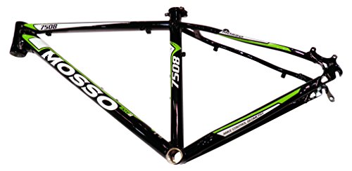 Mosso MTB 7508 - Cuadro, Color Negro/Verde, Talla 17'