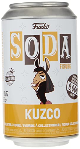 Funko Vinyl Soda: NewGroove - Llama KuzcoW/Chase(IE). 1 in 6 Chance of Receiving a Chase Variant (Styles May Vary), 58723