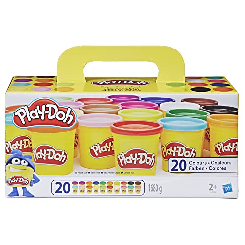Play-Doh Súper maletín de Colores con 20 latas