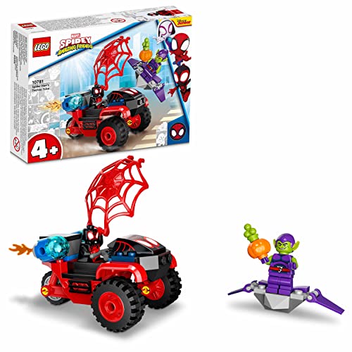 LEGO 10781 Marvel Spidey y su Superequipo Miles Morales: Tecnotrike de Spider-Man, Juguete para Niños y Niñas de 4+ Años