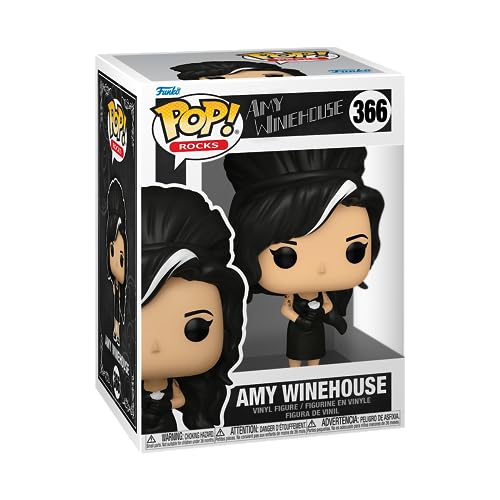 Funko Pop! Rocks: Amy Winehouse - Back To Black - Figura de Vinilo Coleccionable - Mercancia Oficial - Juguetes para Niños y Adultos - Music Fans - Muñeco para Coleccionistas