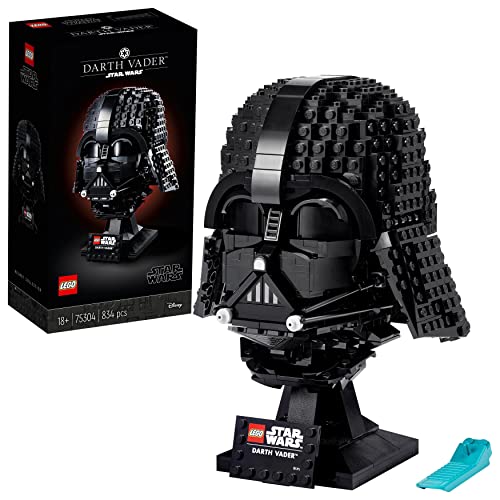 LEGO Star Wars Casco de Darth Vader, Maqueta de Construcción y Manualidad para Adultos, Modelo de Coleccionista, Regalo para Hombres y Mujeres Fans de la Saga de la Guerra de Las Galaxias 75304