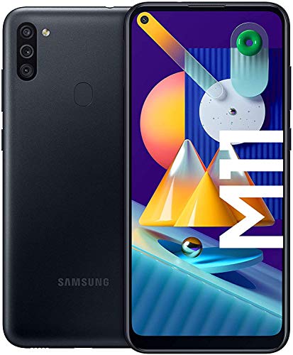 SAMSUNG Galaxy M11 | Smartphone Dual SIM, Pantalla de 6,4'', Cámara 13 MP, 3 GB RAM, 32 GB ROM Ampliables, Batería 5.000 mAh, Android, Color Negro