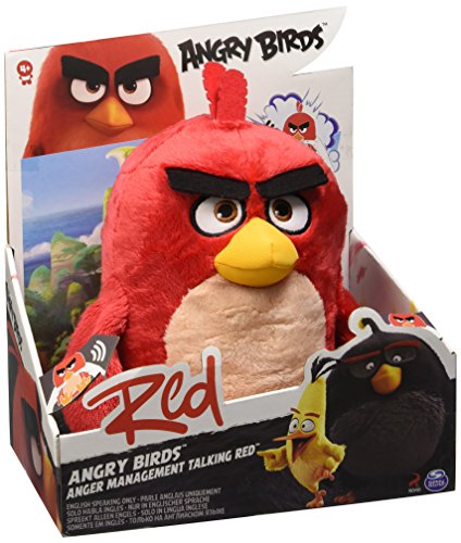 Angry Birds – Peluche Que Habla, Color Rojo