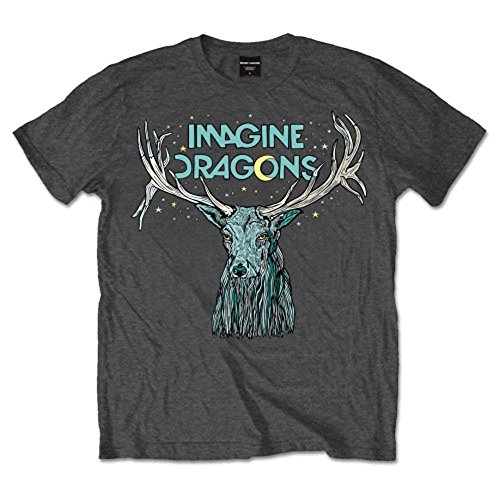 Imagine Dragons Camiseta Oficial Evolve Grey ELK en Estrellas