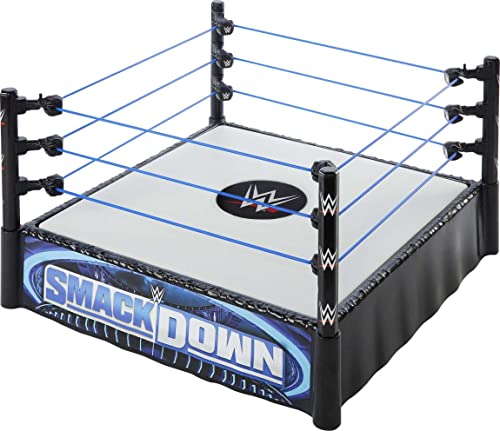 WWE Mattel- WWE Friday Night Smackdown-Anillo Superestrella Juguete (Mattel Collectibles GVJ47)