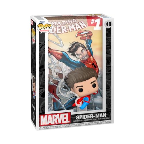 Funko Pop! Cubierta de Comic: Marvel - The Amazing Spider-Man #1 - Figura de Vinilo Coleccionable - Juguetes para Niños y Adultos - Fans de Marvel - Figura Modelo para Coleccionistas