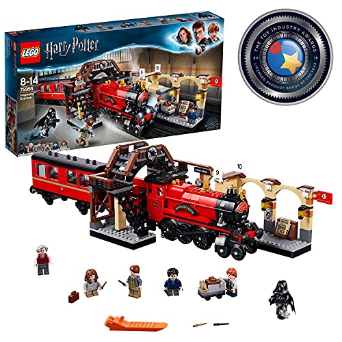 LEGO 75955 Harry Potter Expreso de Hogwarts, Tren de Juguete con Andén 9 y 3/4, Set de Construcción con para Niños de 9 Años o Más, Idea de Regalo