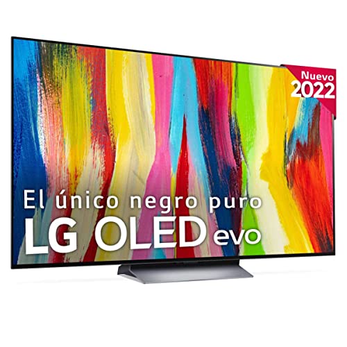 Televisor LG OLED65C24LA - Smart TV webOS22 65 pulgadas (164 cm) 4K OLED evo, Procesador Inteligente Potencia 4K a9 Gen 5 IA, compatible formatos HDR, HDR Dolby Vision y Dolby Atmos, TV para Gaming