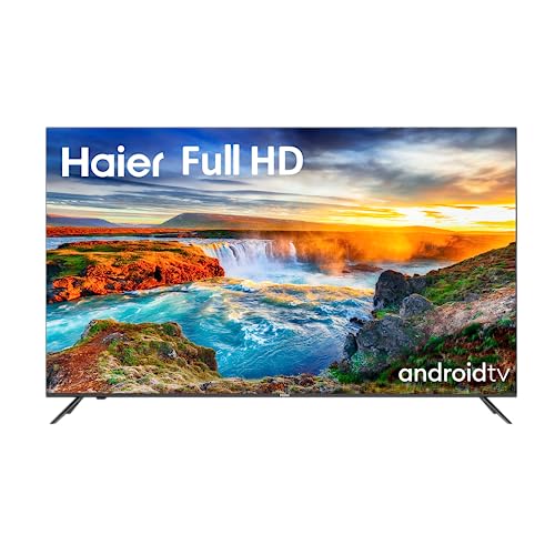 Haier Direct LED Full HD H32K702FG - 32', Smart TV, HDR, Dolby Audio, Android 11, Smart Remote Control, Google Assistant, Bluetooth 5.1, DBX TV, HDMI 2.1 x 3, Sin Marcos, 2022