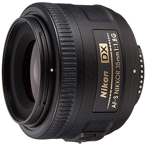 Nikon AF-S Nikkor - Objetivo con Montura para Nikon (35 mm, f/1.8, DX), Color Negro
