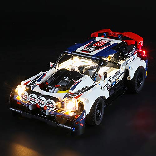 BRIKSMAX Kit de Iluminación Led para Lego Technic Coche de Rally,Compatible con Ladrillos de Construcción Lego Modelo 42109, Juego de Legos no Incluido