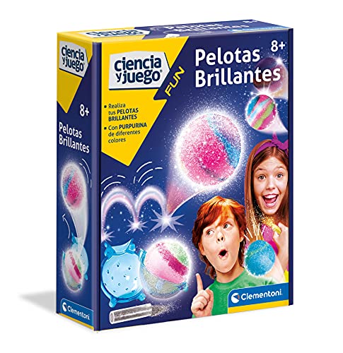 Clementoni - Bolas Locas con Brillantina juego científico a partir de 8 años (55417)