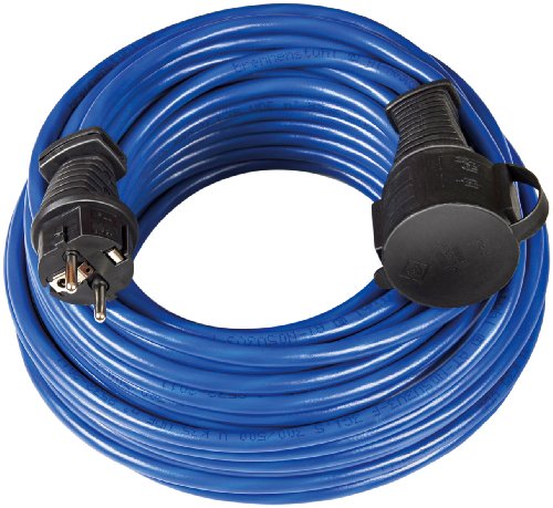 Brennenstuhl 1169810 - Cable alargador, Macho a hembra, azul