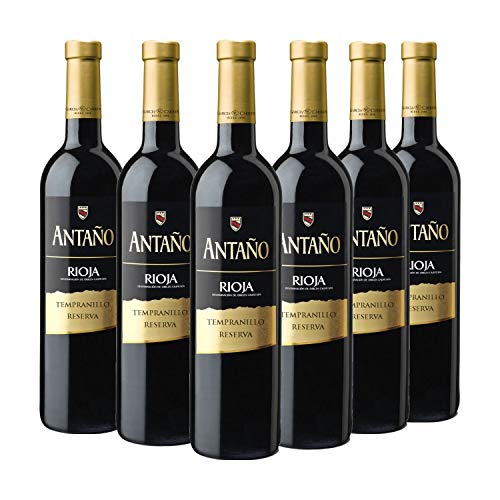 Antaño Reserva - Vino Tinto D.O Rioja - Caja de 6 botellas x 750 ml