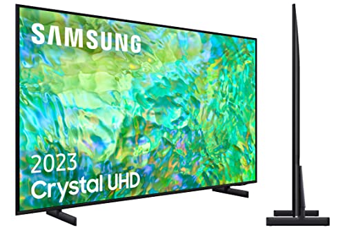 SAMSUNG TV Crystal UHD 2023 43CU8000 - Smart TV de 43', Procesador Crystal UHD, Q-Symphony, Gaming Hub, Diseño AirSlim y Contrast Enhancer con HDR10+