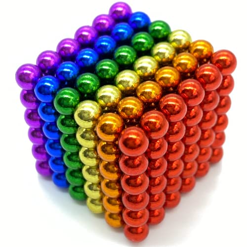 Trendy Firm - 100 Piezas Bolas Magneticas de Colores, Bolitas magneticas y Bolas de iman para Pizarra Nevera construcciones y Figuras Creativas Puzzle 3D antiestres