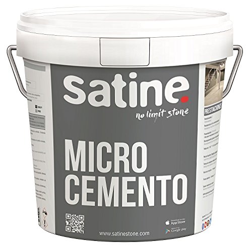 Microcemento Bicomponente Fino Satine 15kg - ENVÍO GRATIS-