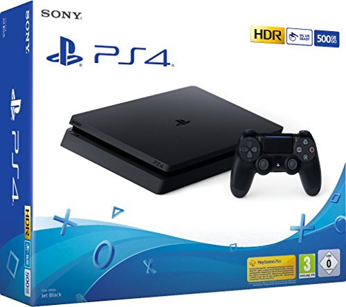 Sony PlayStation 4 Slim 500GB Negro Wifi - Videoconsolas (PlayStation 4, Negro, 8192 MB, GDDR5, GDDR5, AMD Jaguar)