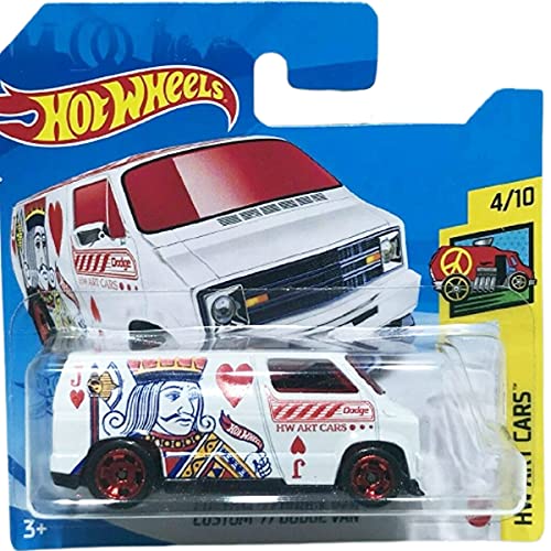 Hot Wheels Custom '77 Dodge Van HW Art Cars 4/10 (065/250) 2021 Short Card