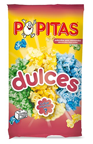 Popitas - Palomitas Dulces De Colores Para Microondas. Bolsa 100 g