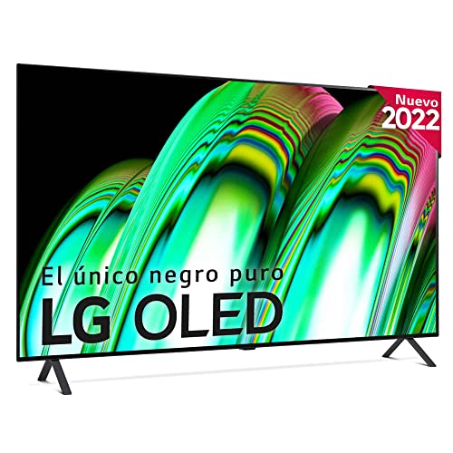 Televisor LG OLED48A26LA - Smart TV webOS22 48 pulgadas (121 cm) 4K OLED, Procesador Inteligente de Gran Potencia 4K a7 Gen 5 con IA, compatible formatos HDR, HDR Dolby Vision y Dolby Atmos