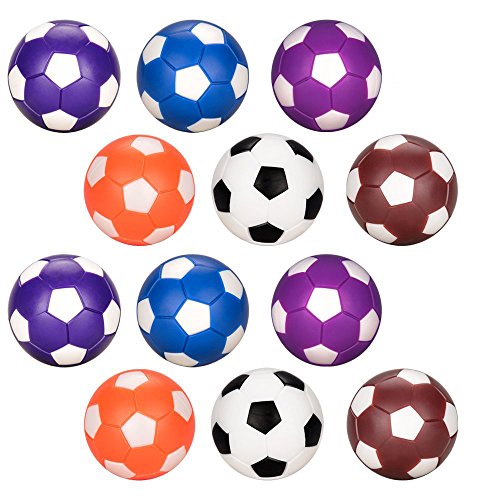 Futbolín de Recambio 12pcs, Oziral Balones de Fútbol ABS Plástico para Juego de Juguete Infantil
