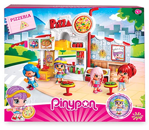 Pinypon - Pizzería con 1 figurita, niños y niñas de 4 a 8 años (Famosa 700014755)
