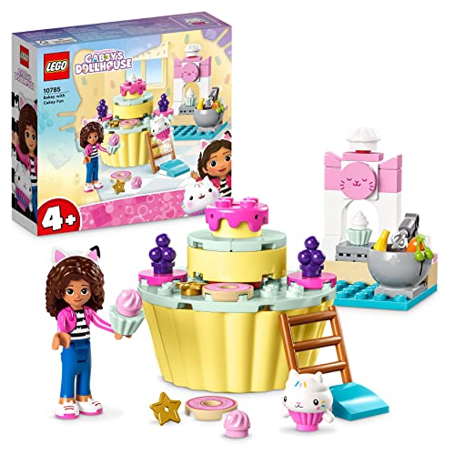 LEGO La Casa de Muñecas de Gabby Horno de Muffin, Cocina con Cupcakes y Accesorios y Figuras de Gabby y el Gato Muffin, Juguete de la Serie Gabby's Dollhouse para Niñas y Niños de 4 Años 10785