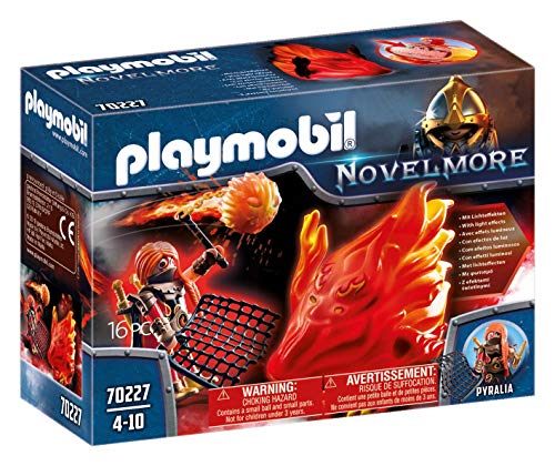 PLAYMOBIL Novelmore 70227 Espíritu de Fuego Bandidos Burnham, Para Niños de 4 a 10 Años de Edad