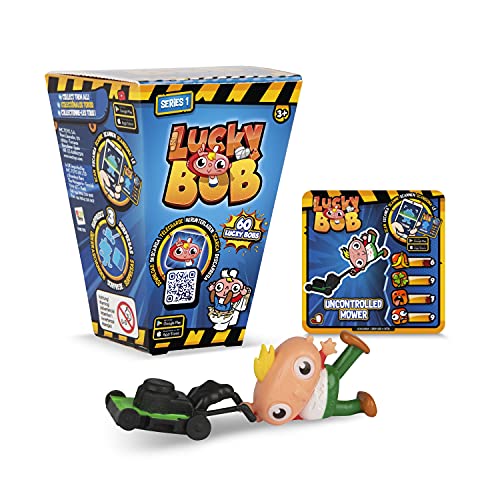 LUCKY BOB Pack 1 Figura divertida sorpresa y coleccionable de Lucky Bob con su Accesorio