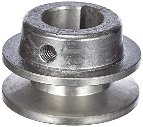 Fartools 117230 - Polea (aluminio, diámetro: 50 mm, calibre: 24 mm) Negro