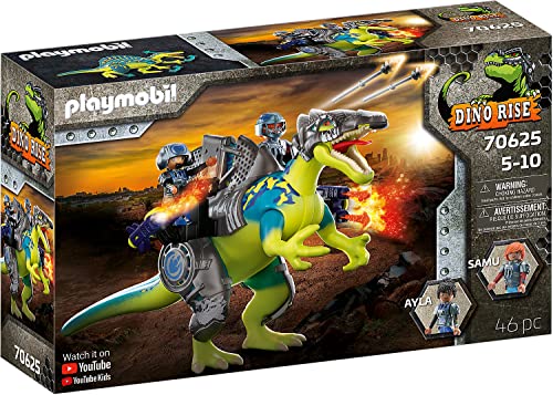 PLAYMOBIL - 70625 - Spinosaurus y luchadores