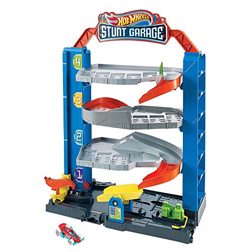 Hot Wheels - Stunt Garage, Play Set  (Mattel GNL70) , color/modelo surtido