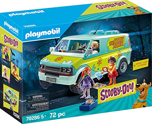 Playmobil Scooby-Doo La Máquina Del Misterio Con Efectos De Luz, A Partir De 4 Años (70286) + Scooby-Doo! 70363 Cena Con Shaggy, A Partir De 5 Años