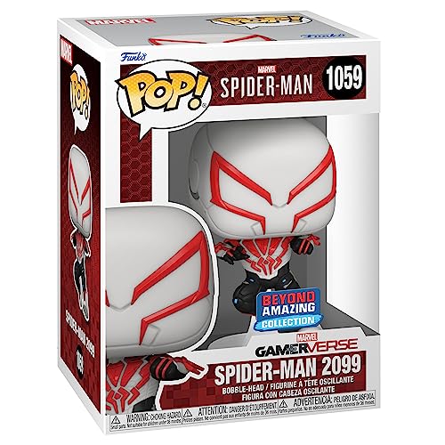 Funko Pop! Marvel: Year Of The Spider - Spider-man Spider-Man 2099 - Blanco - Marvel Comics - Cómics Marvel - Exclusiva Amazon - Figura de Vinilo Coleccionable - Idea de Regalo- Mercancia Oficial