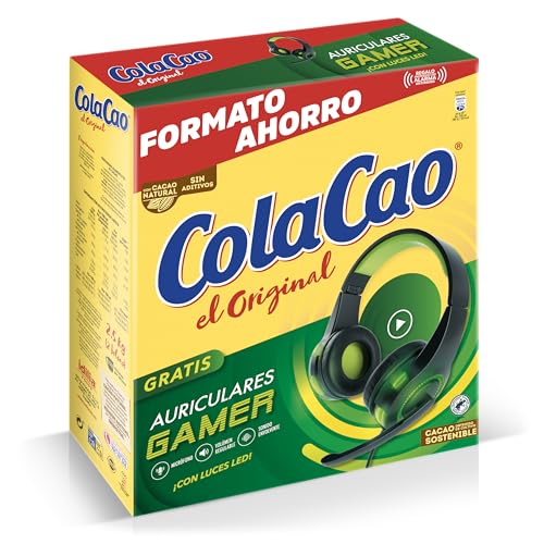 Cola Cao Original, con Cacao Natural, 2.5Kg (Auriculares Gamer)
